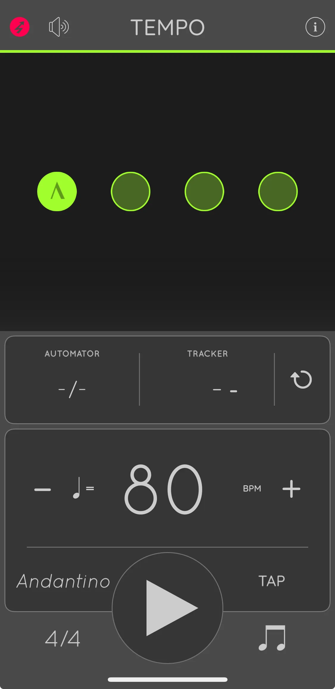 Tempo App Rhythm Practice